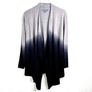 Barefoot Dreams CozyChic Lite Calypso Waterfall Cardigan Sweater Ombre S/M